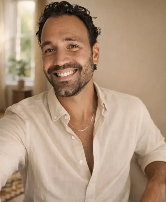 Christophe, founder of Volzar — handmade rug house sourced directly from artisans