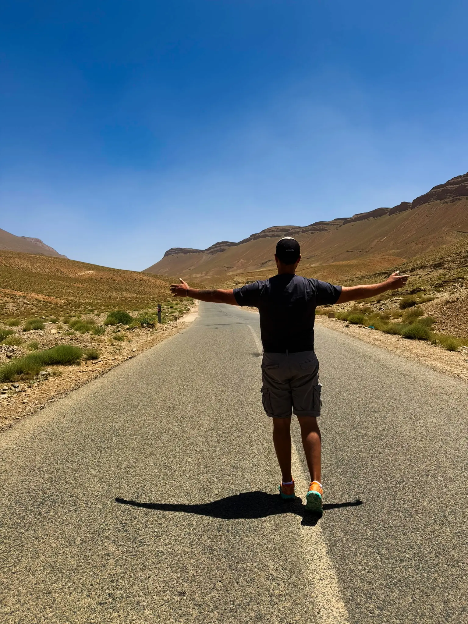 Christophe on Atlas road Morocco — VOLZAR